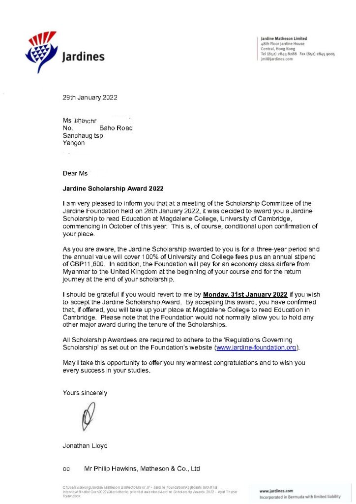 06UK-Myat Thuzar Kyaw Jardine Scholarship